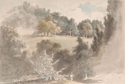 木々のある風景 作： Anthony Devis
