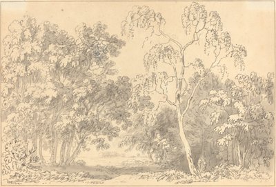 樹木が茂った風景 作： Anthony Devis
