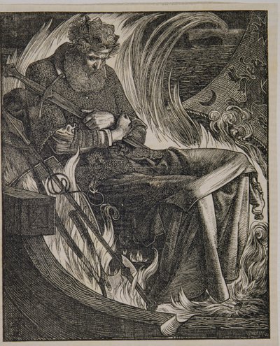 ワーウルフ王の死 作： Anthony Frederick Augustus Sandys