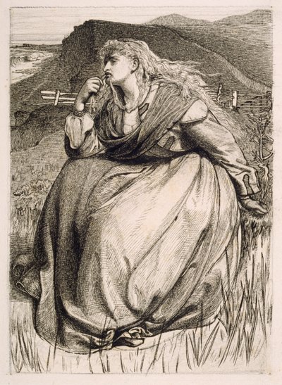 「もしも」のデザイン、1866 作： Anthony Frederick Augustus Sandys