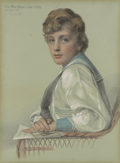 ディオン・ウィリアム・パルグレイブ・クレイトン・カルスロップ、8歳 作： Anthony Frederick Augustus Sandys