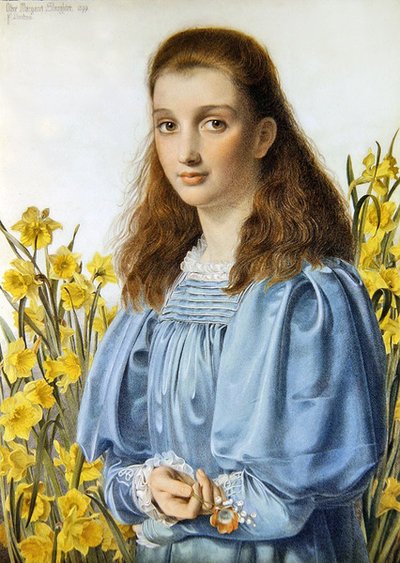 オリーブ・マーガレット・スローター（Olive Margaret Slaughter 作： Anthony Frederick Augustus Sandys