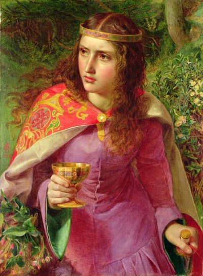 王妃エレノア、ヘンリー2世の妻 作： Anthony Frederick Augustus Sandys