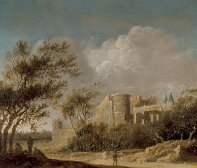 廃墟の見える風景 作： Anthony Jansz van der Croos