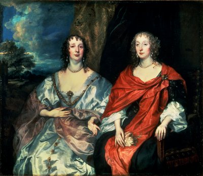 A.ダルケイス（モートン伯爵夫人）とカーク夫人 作： Anthony van Dyck