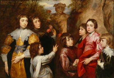家族グループ、163435 作： Anthony van Dyck