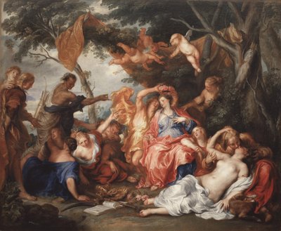 アマリリスとミルティーロ 1631-32年頃 （油彩・キャンバス 作： Anthony van Dyck