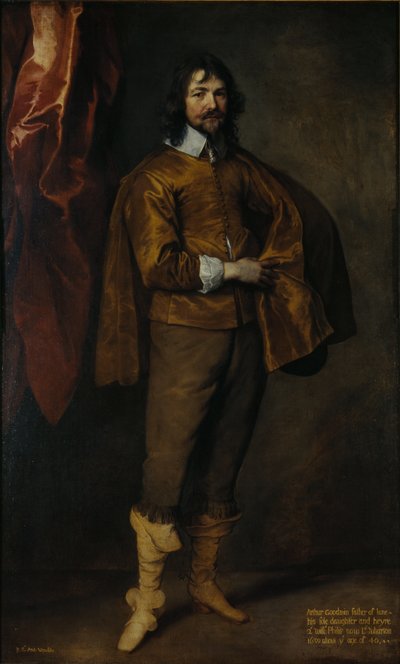 アーサー・グッドウィン、M.P.（油彩・キャンバス 作： Anthony van Dyck