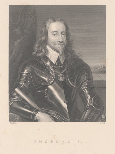 チャールズ1世、Wホールの刻印 作： Anthony van Dyck