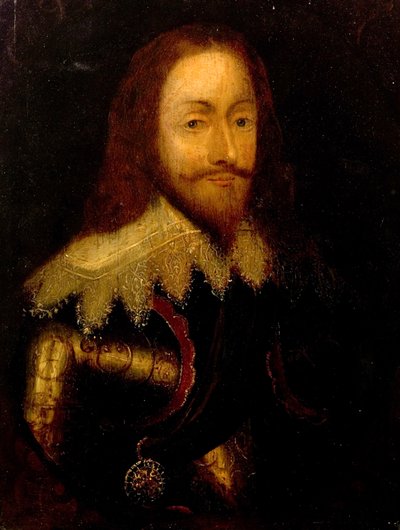 チャールズ1世、アザミの騎士の鎧 作： Anthony van Dyck
