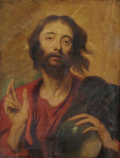 救世主としてのキリスト 作： Anthony van Dyck
