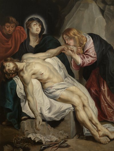 オランダ語：Bewening van Christus 死んだキリストへの哀悼の言葉 作： アンソニー・ヴァン・ダイク