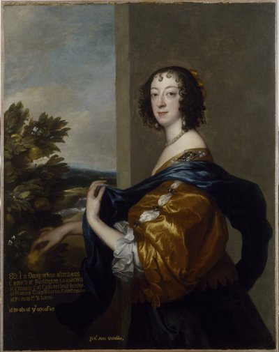 エリザベス、ダンガーヴァン夫人とクリフォード（油彩・キャンバス 作： Anthony van Dyck