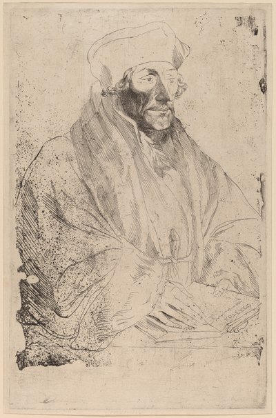 ロッテルダムのエラスムス、おそらく 16261641。 作： Anthony van Dyck