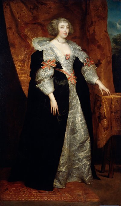 17世紀の女性の肖像画 作： Anthony van Dyck
