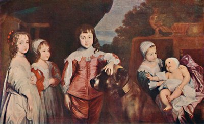 チャールズ1世の5人の最年長の子供、1637、1903 作： Anthony van Dyck