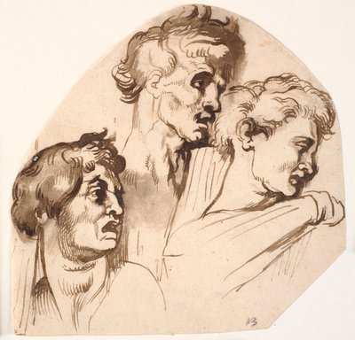 総領事のリクターと顧問の頭 作： Anthony van Dyck