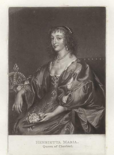 ヘンリエッタマリア 作： Anthony van Dyck