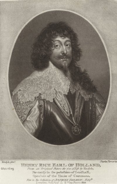 ヘンリー・リッチ、オランダ伯爵 作： Anthony van Dyck