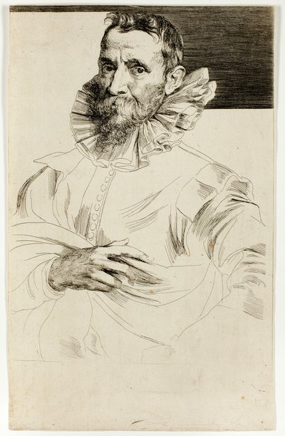 ヤン・ブリューゲル長老 作： Anthony van Dyck