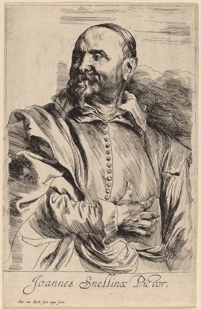 Jan Snellinx、おそらく 16261641。 作： Anthony van Dyck