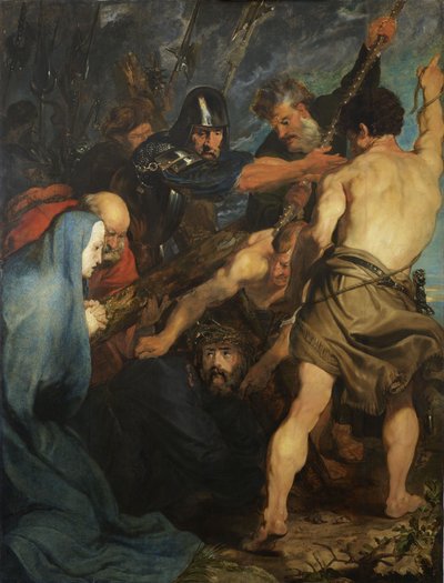十字架を背負うイエス・キリスト 作： Anthony van Dyck
