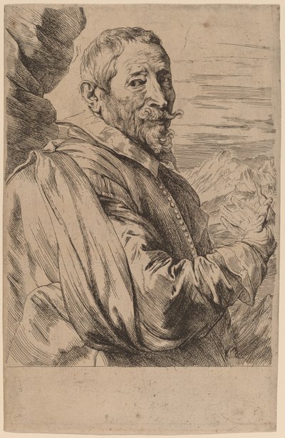Jodocus de Momper、おそらく 16261641。 作： Anthony van Dyck