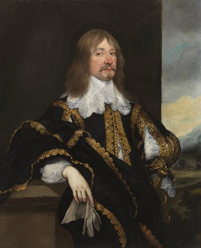 ジョン、レイトンのクレイヴン男爵、1643-47年頃 作： Anthony van Dyck