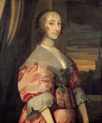 ホートン夫人、最初の男爵夫人の妻、17世紀 作： Anthony van Dyck