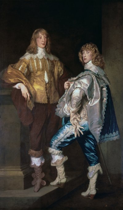 ジョン・スチュアート卿と彼の兄弟、バーナード・スチュアート卿 作： Anthony van Dyck