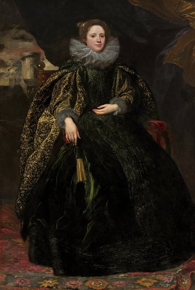 マルケサバルビ、1623年頃（キャンバスに油彩） 作： Anthony van Dyck