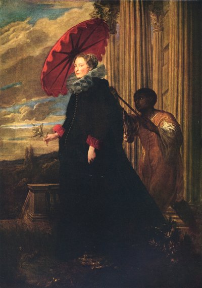 マルケサエレナグリマルディ、マルシェニコラカッタネーオの妻、c1623 作： Anthony van Dyck