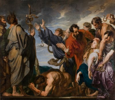モーセと青銅の蛇 作： Anthony van Dyck