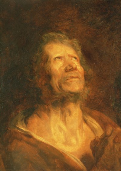 使徒ペテロ（帆布に油彩） 作： Anthony van Dyck