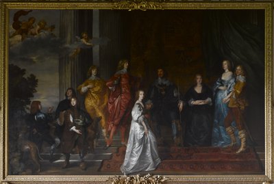 フィリップハーバート（1584-1650）、ペンブローク4世伯とその家族 作： Anthony van Dyck