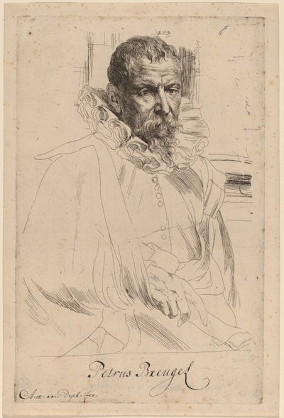 ピーター・ブリューゲル・ザ・ヤンガー、おそらく16261641。 作： Anthony van Dyck