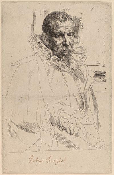 ピーター・ブリューゲル・ザ・ヤンガー、おそらく16261641。 作： Anthony van Dyck