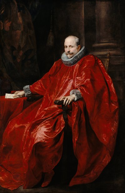 アゴスティーノパラヴィチーニの肖像、1621年 作： Anthony van Dyck