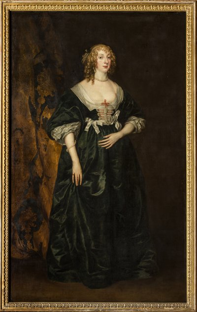 カーナーヴォン伯爵夫人アンナ・ソフィア・ハーバートの肖像（油彩・キャンバス 作： Anthony van Dyck