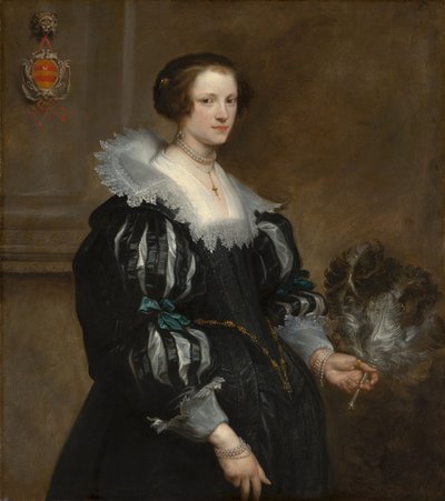 アンナウェイクの肖像、1628 作： Anthony van Dyck