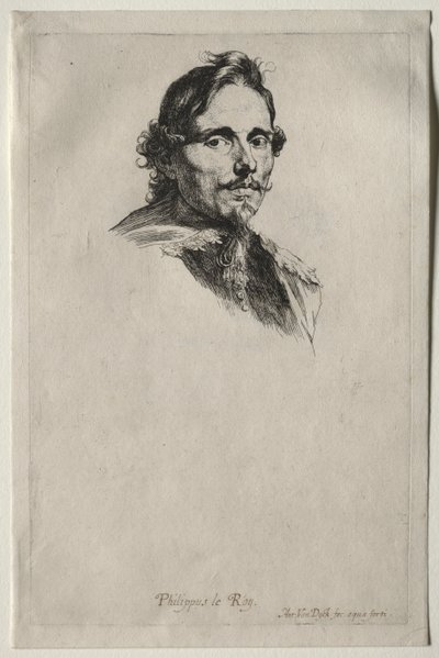 フィリップ・ル・ロイ男爵の肖像。 作： Anthony van Dyck