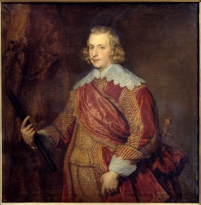 オーストリア枢機卿幼少期フェルディナント（1609-1641）の肖像 アントン・ヴァン・ダイク（1599-1641）の絵画（ec.flam.） 日 1,07x1,06 m マドリード、プラド美術館 作： Anthony van Dyck