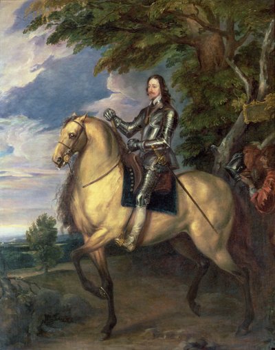チャールズ1世の肖像（1600-49） 作： Anthony van Dyck