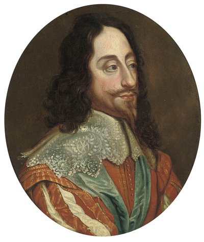 チャールズ1世の肖像 作： Anthony van Dyck