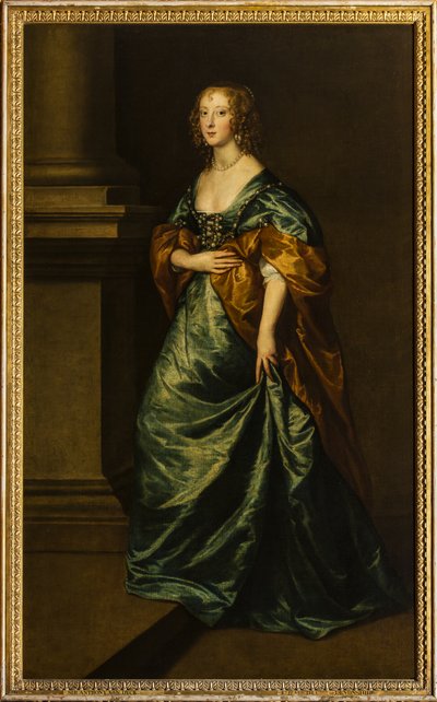 デボンシャー伯爵夫人エリザベス・セシルの肖像 1639年頃（油彩・キャンバス 作： Anthony van Dyck