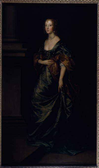 デボンシャー伯爵夫人エリザベス・セシルの肖像 1639年頃（油彩・キャンバス 作： Anthony van Dyck