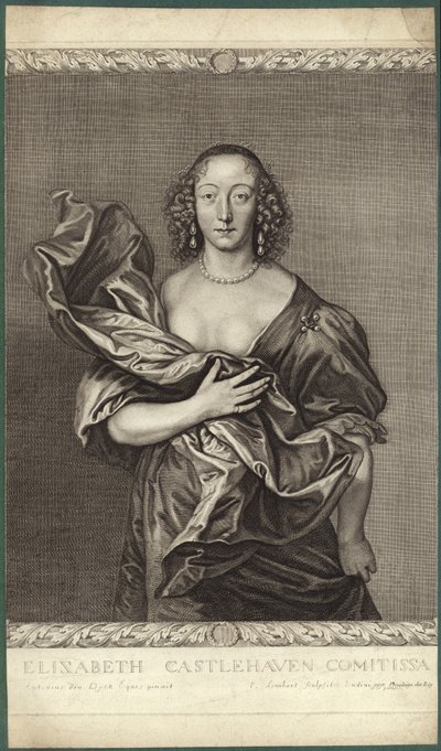 キャッスルヘブン伯爵夫人、エリザベスの肖像 作： Anthony van Dyck