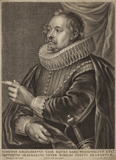 エンゲルベルト・テイの肖像 作： Anthony van Dyck