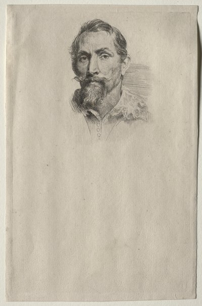フランススナイダースの肖像。 作： Anthony van Dyck