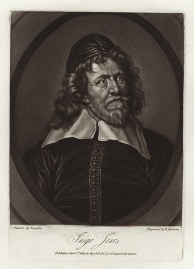 イニゴジョーンズの肖像 作： Anthony van Dyck
